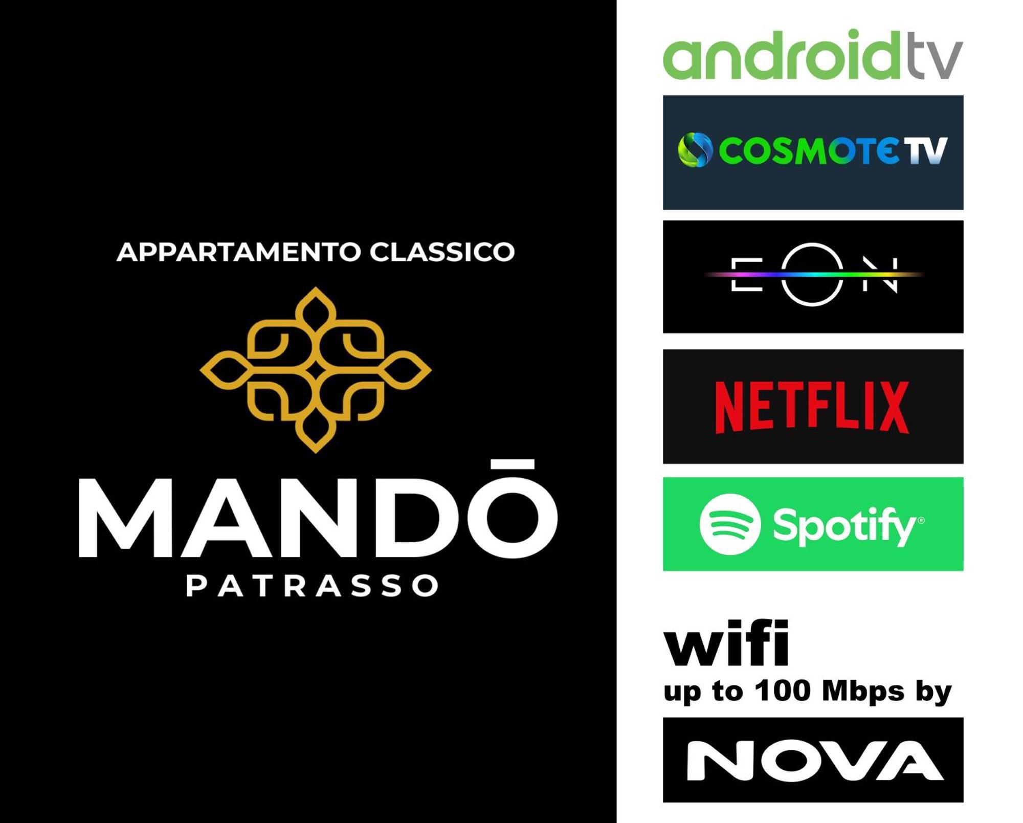 Mando Patrasso - Classical Apartment In The Center Of Patras With Free Parking 외부 사진